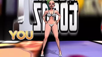 Jump around with Big booty 3d model Kim