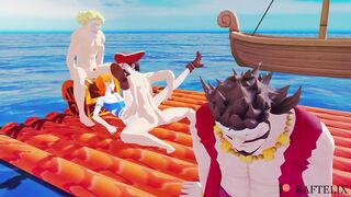 One Piece 3D | Sex Parody | Nami Gangbang