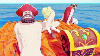 One Piece 3D | Sex Parody | Nami Gangbang