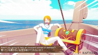 One Piece 3D | Sex Parody | Nami Gangbang