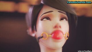 Bridgitte Puts Tracer In Machine