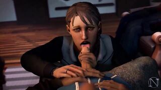 Kate Garcia cucking David with Javier (TWD parody by Niisath)