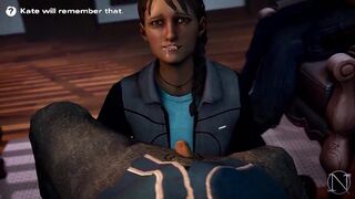 Kate Garcia cucking David with Javier (TWD parody by Niisath)