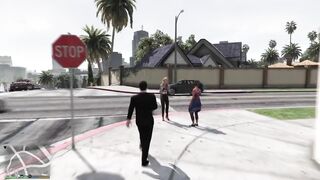 Me follo a peatonas en plena calle (GTA 5)