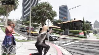 Me follo a peatonas en plena calle (GTA 5)