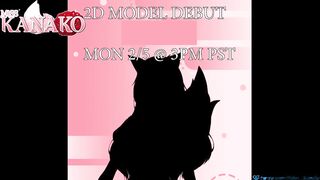 Special Announcement 3D Preview Video - 2D Model Debut EVENT!!!! HORNY CATGIRL FOOTJOB 2D/3D ASMR