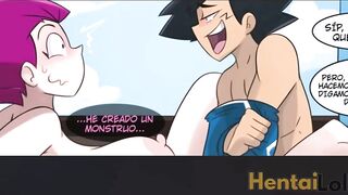 Jessie Gets Her Huge Ass Fucked By Ash and Receives Huge Creampie