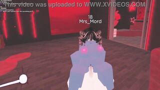 Cogiendo a hermosa chica roblox