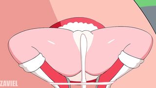 Super Thicc Asses Pink Hedgehog Sucks and Fucked Big Blue COCK