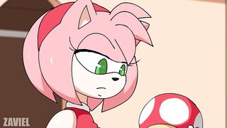 Super Thicc Asses Pink Hedgehog Sucks and Fucked Big Blue COCK
