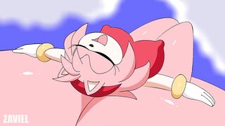 Super Thicc Asses Pink Hedgehog Sucks and Fucked Big Blue COCK