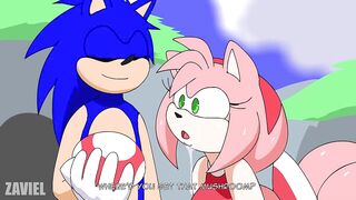 Super Thicc Asses Pink Hedgehog Sucks and Fucked Big Blue COCK