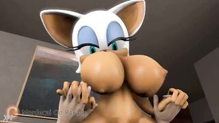 Rouge the bat r34 [mordecai on parade]