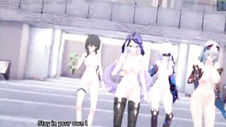 Honkai Star Rail: [MMD] BLACKPINK - ‘Shut Down’ (Black Swan, Ruan Mei, Jingliu, Hanya)