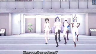Honkai Star Rail: [MMD] BLACKPINK - ‘Shut Down’ (Black Swan, Ruan Mei, Jingliu, Hanya)