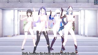Honkai Star Rail: [MMD] BLACKPINK - ‘Shut Down’ (Black Swan, Ruan Mei, Jingliu, Hanya)