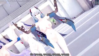 Honkai Star Rail: [MMD] BLACKPINK - ‘Shut Down’ (Black Swan, Ruan Mei, Jingliu, Hanya)