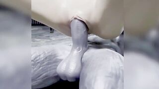 Cuckold Wife Got Destroyed at Group Sex Party and Fnally Got Biggest Dildo