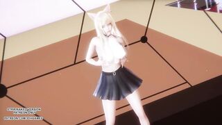[MMD] XG - Puppet Show Ahri Akali Sexy Kpop Dance League of Legends Uncensored Hentai 4K 60FPS