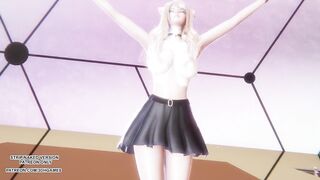 [MMD] XG - Puppet Show Ahri Akali Sexy Kpop Dance League of Legends Uncensored Hentai 4K 60FPS