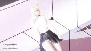 [MMD] XG - Puppet Show Ahri Akali Sexy Kpop Dance League of Legends Uncensored Hentai 4K 60FPS