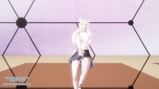 [MMD] XG - Puppet Show Ahri Akali Sexy Kpop Dance League of Legends Uncensored Hentai 4K 60FPS