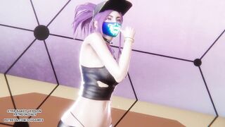[MMD] XG - Puppet Show Ahri Akali Sexy Kpop Dance League of Legends Uncensored Hentai 4K 60FPS