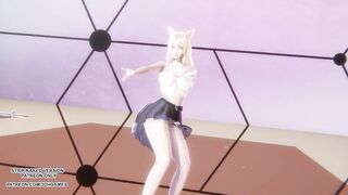 [MMD] XG - Puppet Show Ahri Akali Sexy Kpop Dance League of Legends Uncensored Hentai 4K 60FPS
