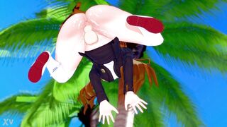 Secretary slut rides cock and squirts 3D Hentai Animation Game