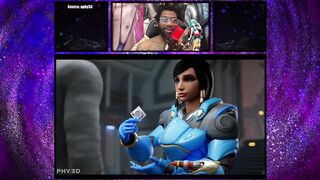 Big Breast Bald Pussy Pharah Gets Fucked In The Ass With This Magic Trick