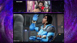 Big Breast Bald Pussy Pharah Gets Fucked In The Ass With This Magic Trick
