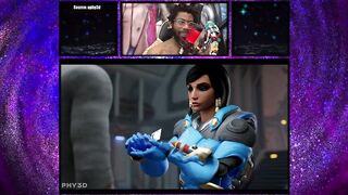 Big Breast Bald Pussy Pharah Gets Fucked In The Ass With This Magic Trick