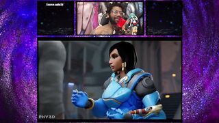 Big Breast Bald Pussy Pharah Gets Fucked In The Ass With This Magic Trick