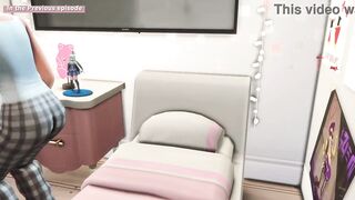 Lovely night with stepsister ends with rough fucking her tight pussy - sims 4 - 3D animation