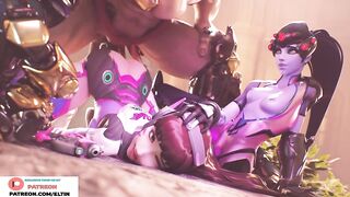 Widowmaker Watch Hard Anal Fucking Dva | Hottest Hentai Overwatch 4k 60fps