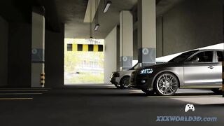 Horny Milf Fucks 18y old StepSon in Dad's Car ▶ 4K60fps ANIMATION