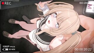 Horny schoolgirl fucked in both holes 3D Hentai