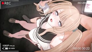 Horny schoolgirl fucked in both holes 3D Hentai