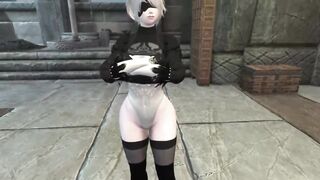 YoRHa 2B banged out