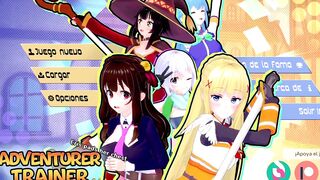 UN JUEGO DONDE PUEDES FOLLAR CON AQUA Y DARKNESS DE KONOSUBA - [Review y escenas] - ADVENTURER TRAIN