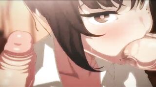 Two Dicks Coks FOr One Girl!