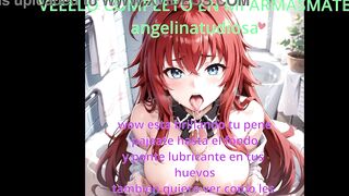 joi tu compañera de estudio te hace la paja, instrucciones para masturbarse anime hentai TRAILER RIAS GREMORY