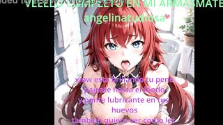 joi tu compañera de estudio te hace la paja, instrucciones para masturbarse anime hentai TRAILER RIAS GREMORY