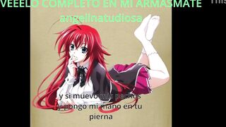 joi tu compañera de estudio te hace la paja, instrucciones para masturbarse anime hentai TRAILER RIAS GREMORY