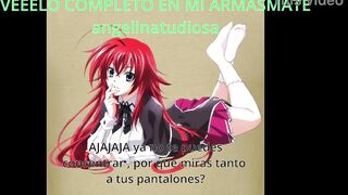joi tu compañera de estudio te hace la paja, instrucciones para masturbarse anime hentai TRAILER RIAS GREMORY