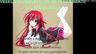 joi tu compañera de estudio te hace la paja, instrucciones para masturbarse anime hentai TRAILER RIAS GREMORY