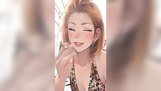 Lady CcarmasD Smoking Break New Model
