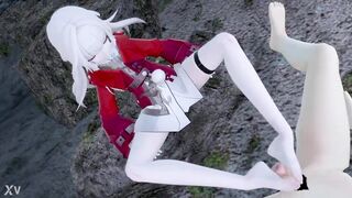 clara (star rail) footjob