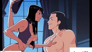 CROCODILE AND ROBIN FUCKING IN CASINO AND GETTING CREAMPIE - HOTTEST ONE PIECE HENTAI ANIMATION
