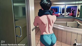 Emo Lesbian gets stretched by BBC for free rent (Trailer)